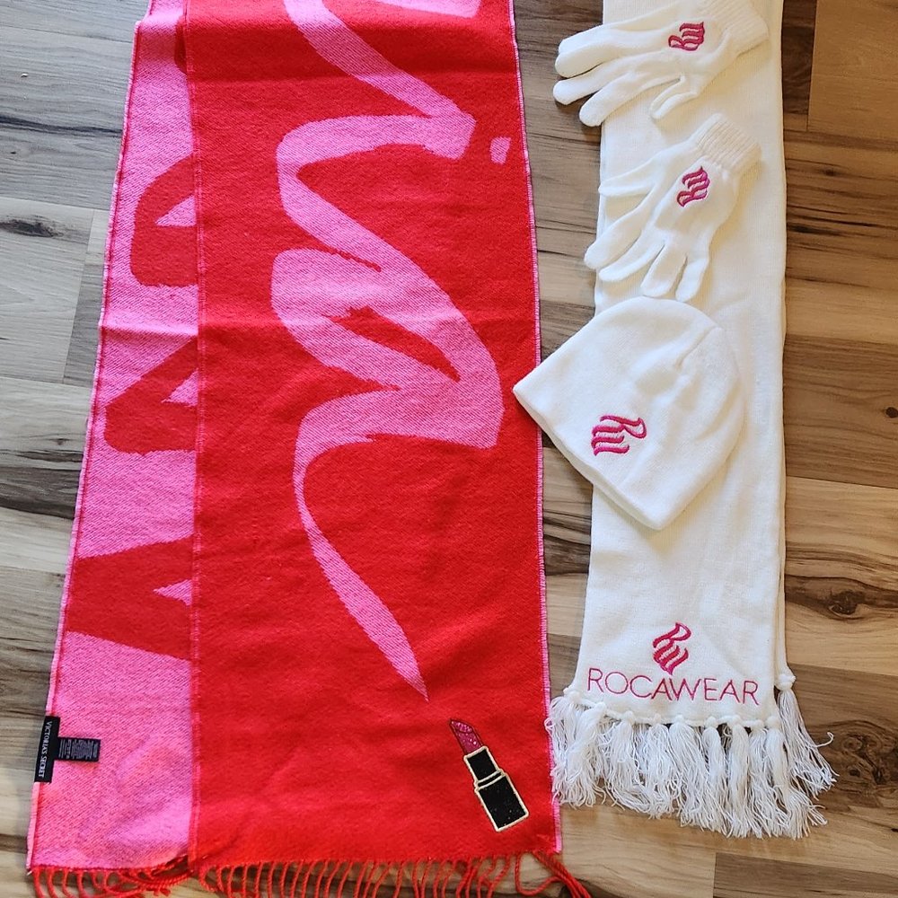 Victorias secret and Roca Wear scarf bundle